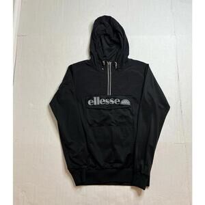 Ellesse Black Half Zip Up Hoodie Size XS
